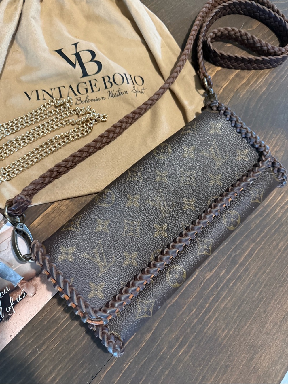 Vintage Boho Bags LV Crossbody Bag - Picture 8 of 12